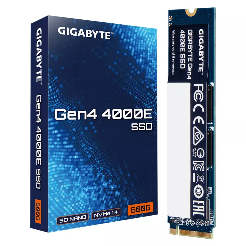 SSD GIGABYTE 500 GB M.2 PCI Express 4.0 NVMe Gen4 4000E