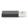 DIGITUS adattatore USB Type-C, Type-A a C M/F, 3A, 5GB, versione 3.0, nero