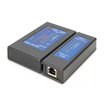 DIGITUS tester cavi - tester unilaterale tester PoE con valigetta