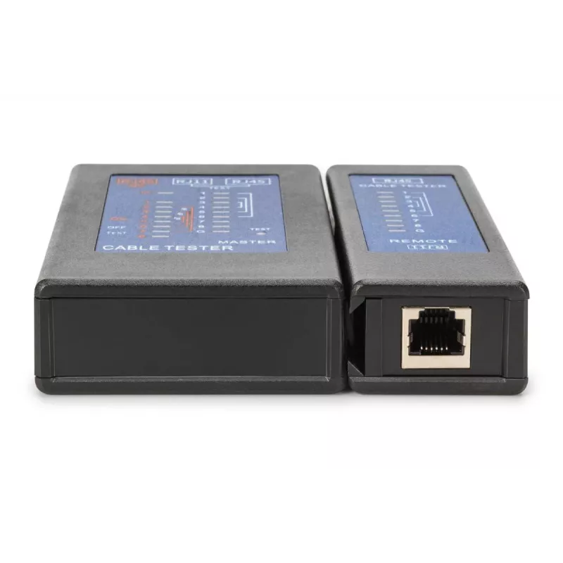 DIGITUS tester cavi - tester unilaterale tester PoE con valigetta