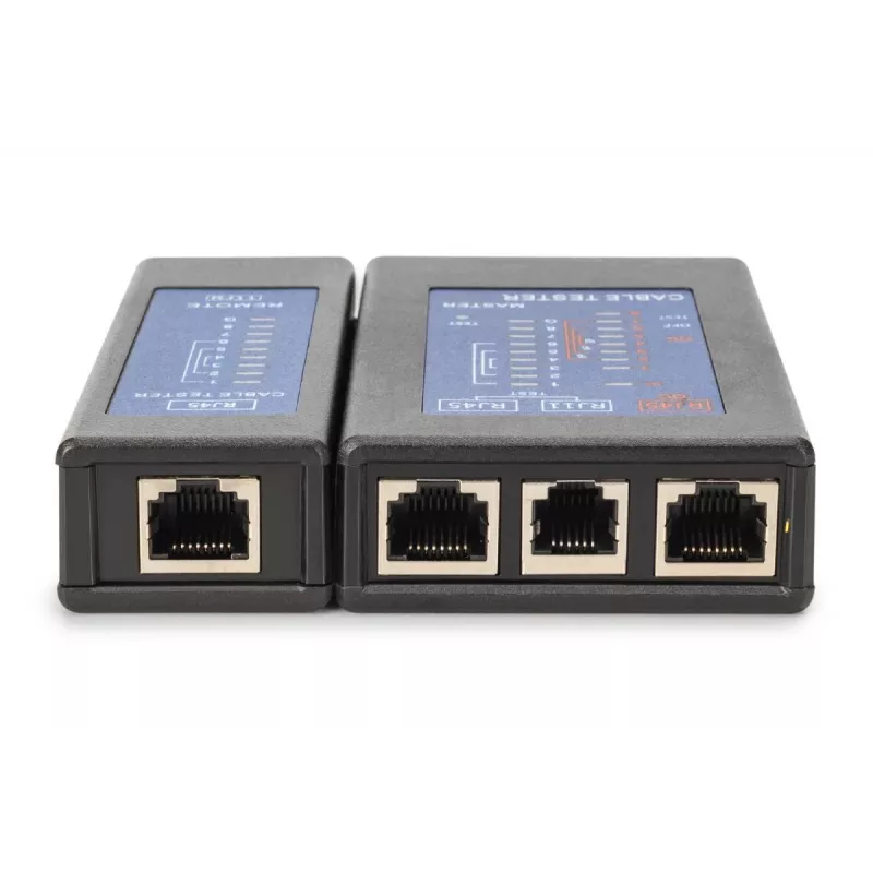 DIGITUS tester cavi - tester unilaterale tester PoE con valigetta