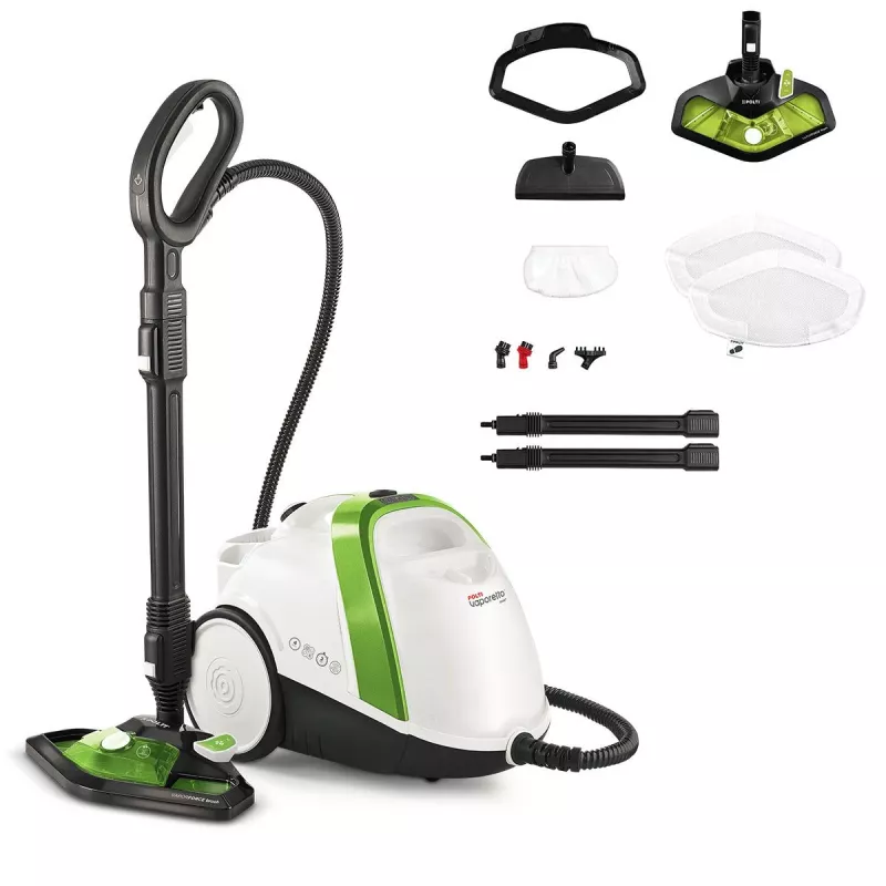 Polti Vaporetto Smart 110 Eco pulitore a vapore a cilindro 1500 W nero, verde, bianco