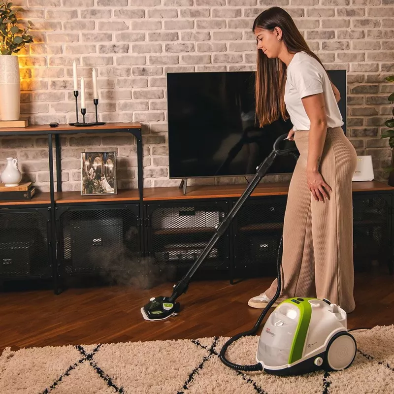 Polti Vaporetto Smart 110 Eco pulitore a vapore a cilindro 1500 W nero, verde, bianco