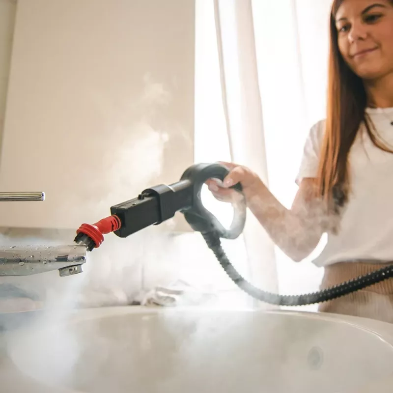 Polti Vaporetto Smart 110 Eco pulitore a vapore a cilindro 1500 W nero, verde, bianco