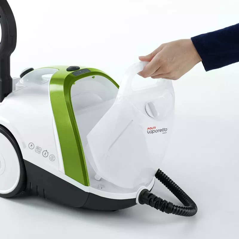 Polti Vaporetto Smart 110 Eco pulitore a vapore a cilindro 1500 W nero, verde, bianco