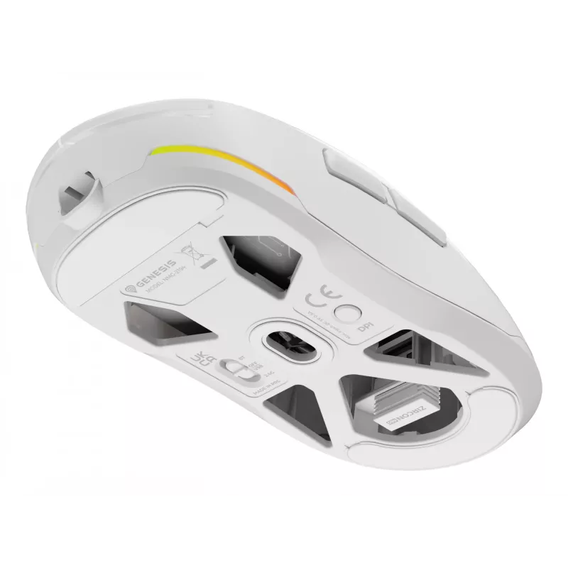 GENESIS NMG-2194 mouse gaming ambidestro Bluetooth + USB Type-C ottico 26000 DPI