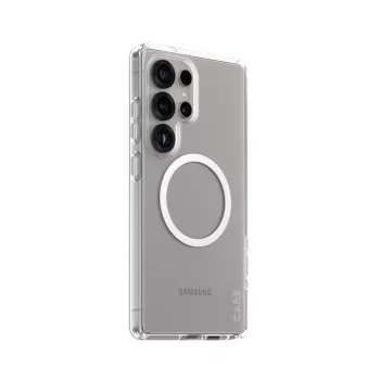 PanzerGlass CARE™ by ® Urban Combat Case trasparente con bianco compatibile Qi Samsung Galaxy S25 Ultra