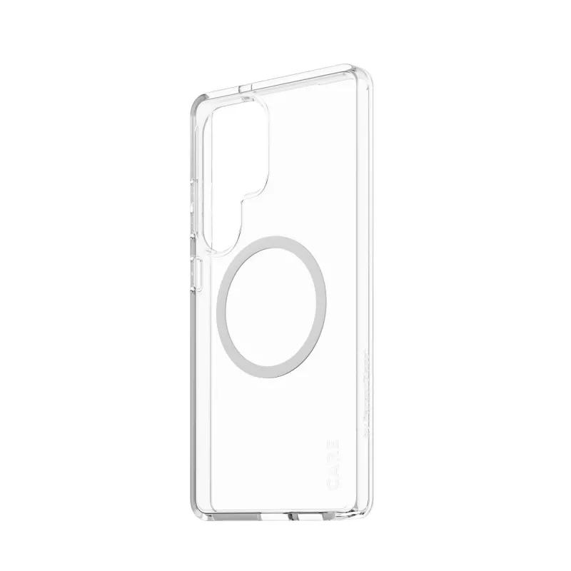 PanzerGlass CARE™ by ® Urban Combat Case trasparente con bianco compatibile Qi Samsung Galaxy S25 Ultra