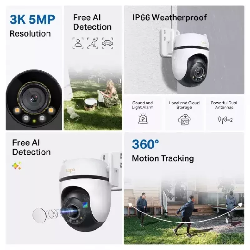 Telecamera di sorveglianza Hikvision DS-2DE2C400MWG-4G PTZ 4 MP