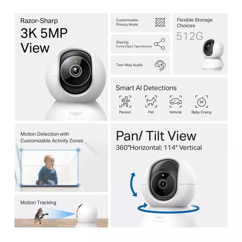 Telecamera di sorveglianza Hikvision DS-2DE2C400MWG-4G PTZ 4 MP