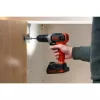 Avvitatore a batteria Black & Decker BCD001C1, 18 V, Li‑Ion 1,5 Ah, arancione/nero