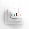 Axagon ACU-DPQ65W PD3.0 & QC4+ caricabatterie da parete 3 uscite 65W