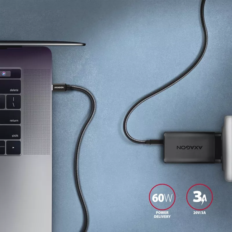 Axagon BUCM3-CM30AB SPEED cavo USB-C <> USB-C 3.2 Gen 1 3 m