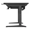 Scrivania per computer dritta GENESIS NDS-2249 nero MDF 140x75cm
