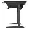 Scrivania per computer dritta GENESIS NDS-2249 nero MDF 140x75cm