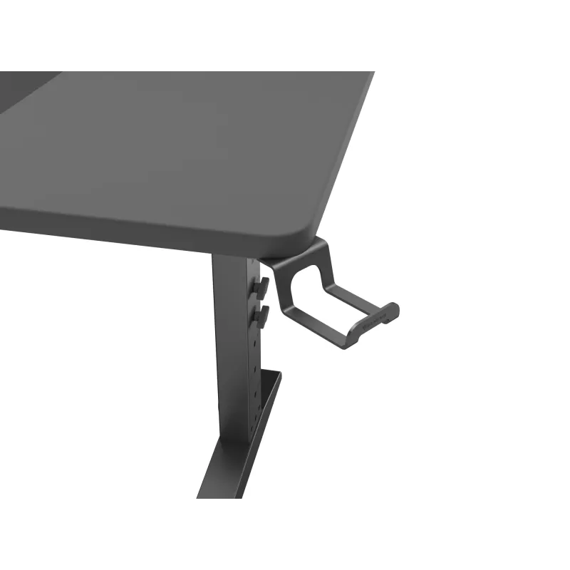 Scrivania per computer dritta GENESIS NDS-2249 nero MDF 140x75cm