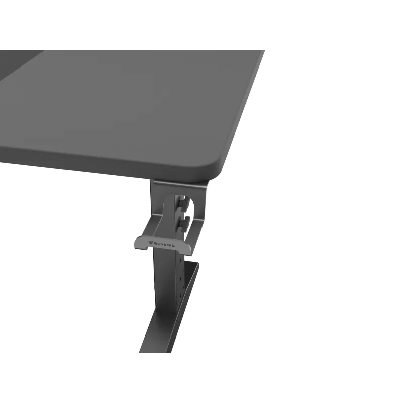 Scrivania per computer dritta GENESIS NDS-2249 nero MDF 140x75cm