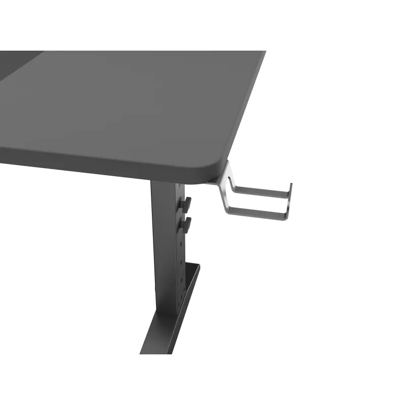 Scrivania per computer dritta GENESIS NDS-2249 nero MDF 140x75cm