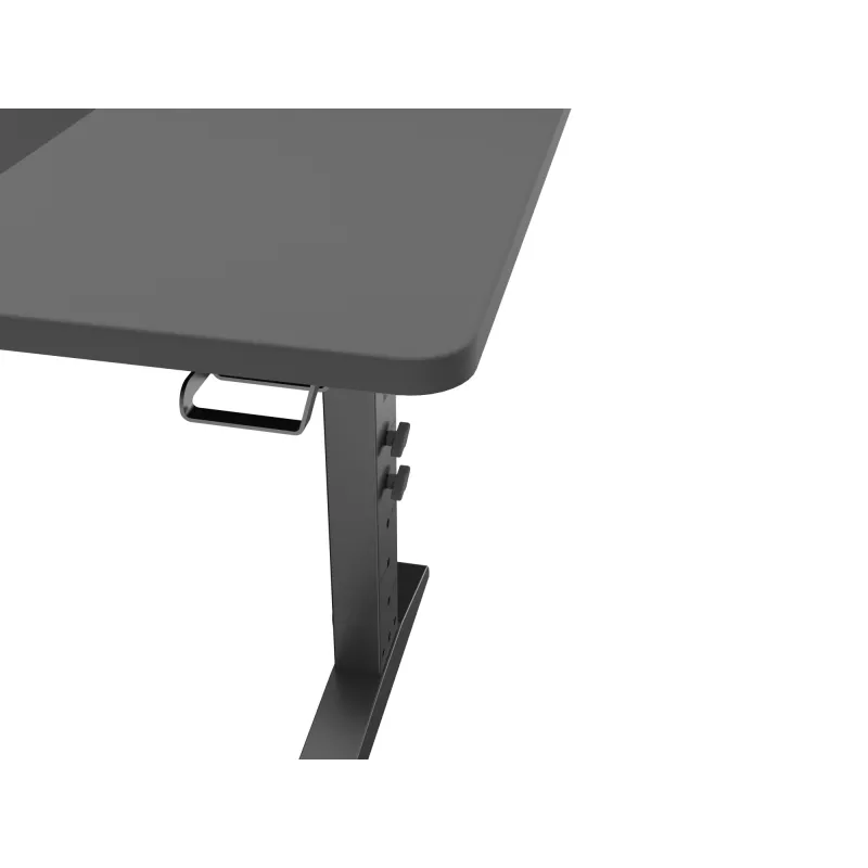 Scrivania per computer dritta GENESIS NDS-2249 nero MDF 140x75cm