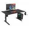Scrivania per computer dritta GENESIS NDS-2249 nero MDF 140x75cm