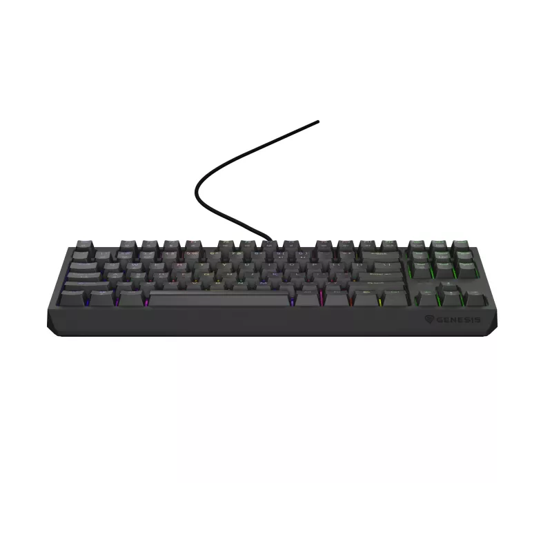 Genesis Thor 230 TKL tastiera gaming meccanica cablata, US, nera, Outemu Red