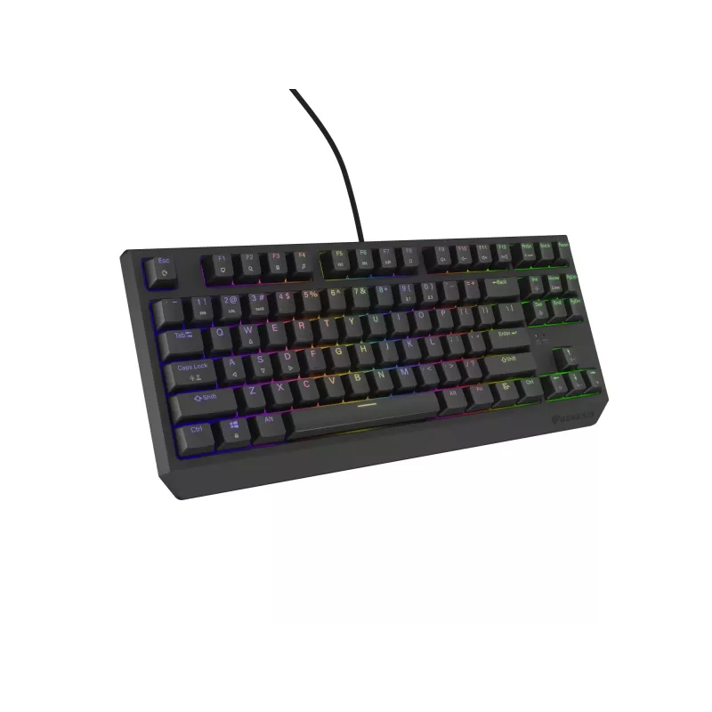 Genesis Thor 230 TKL tastiera gaming meccanica cablata, US, nera, Outemu Red