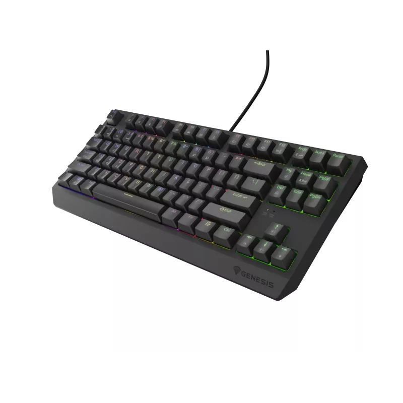 Genesis Thor 230 TKL tastiera gaming meccanica cablata, US, nera, Outemu Red