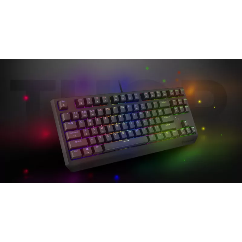 Genesis Thor 230 TKL tastiera gaming meccanica cablata, US, nera, Outemu Red