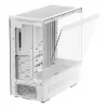 DeepCool CH690 Digital WH R-CH690-WHNNA0D-G-1 case PC Mid Tower, ATX/micro-ATX/Mini-ITX, 2x vetro temperato, 1x vano da 3,5 pollici + 3x vani da 2,5 pollici, 8 slot di espansione, senza alimentatore, bianco