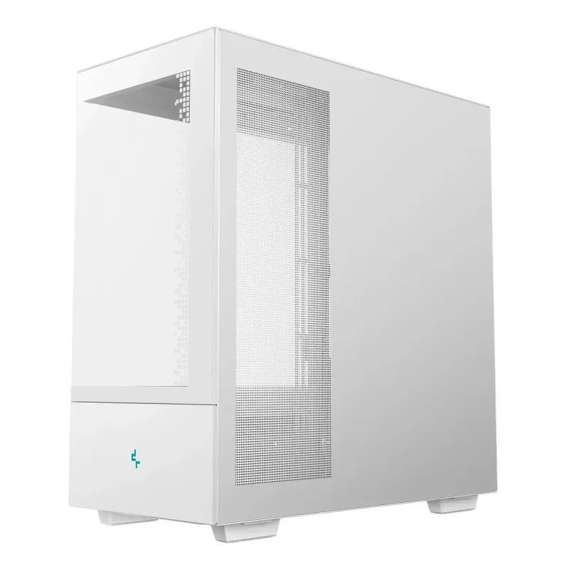 DeepCool CH690 Digital WH R-CH690-WHNNA0D-G-1 case PC Mid Tower, ATX/micro-ATX/Mini-ITX, 2x vetro temperato, 1x vano da 3,5 pollici + 3x vani da 2,5 pollici, 8 slot di espansione, senza alimentatore, bianco
