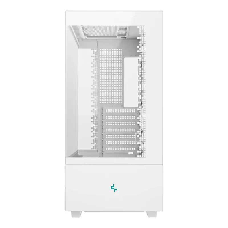DeepCool CH690 Digital WH R-CH690-WHNNA0D-G-1 case PC Mid Tower, ATX/micro-ATX/Mini-ITX, 2x vetro temperato, 1x vano da 3,5 pollici + 3x vani da 2,5 pollici, 8 slot di espansione, senza alimentatore, bianco