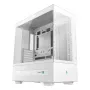 DeepCool CH690 Digital WH R-CH690-WHNNA0D-G-1 case PC Mid Tower, ATX/micro-ATX/Mini-ITX, 2x vetro temperato, 1x vano da 3,5 pollici + 3x vani da 2,5 pollici, 8 slot di espansione, senza alimentatore, bianco