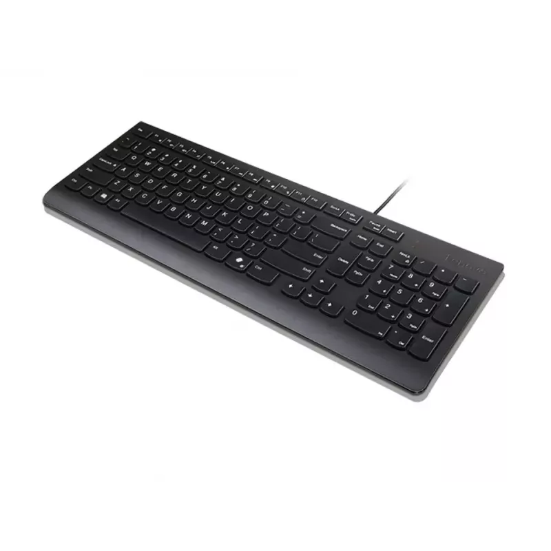 Tastiera USB con filo Lenovo Essential 4Y41R64633 — Layout US English, nero