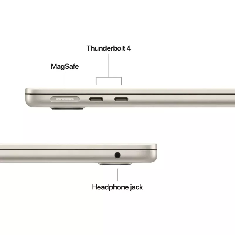 Laptop Apple MacBook Air 13 pollici M4 10‑Core CPU 8‑Core GPU 16 GB RAM 256 GB SSD macOS