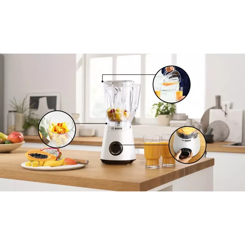 Bosch Serie 4 MMB6141W frullatore da tavolo 1,5 L 1200 W bianco