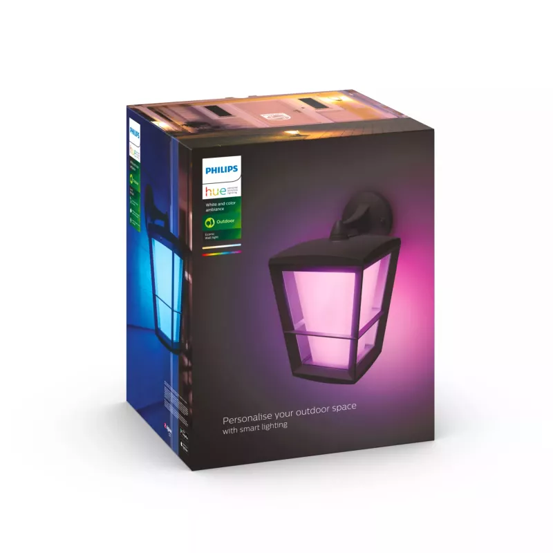 Applique smart Philips Hue White and Colour Ambience Econic da esterno