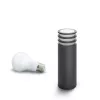 Philips Hue Lucca lanterna da esterno a piedistallo, E27, 9 W, 806 lm, bianco caldo, IP44, dimmerabile