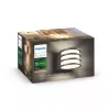 Philips Hue White Lucca Lampada da parete da esterno, lampada smart da esterno, Bluetooth/Zigbee, antracite, LED, alluminio, E27