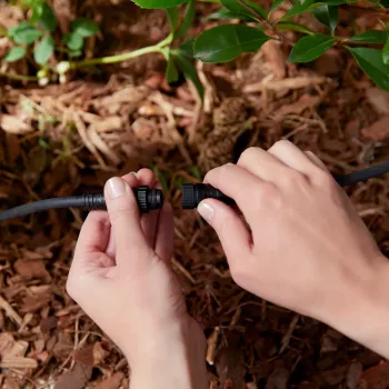 Philips cavo di prolunga da esterno 2,5 m, cavo di prolunga, nero, plastica, Philips, cortile, giardino anteriore, giardino, terrazza, IP67