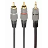 GEMBIRD stereo 3,5 mm a 2xRCA maschio, cavo 1,5 m - connettori dorati