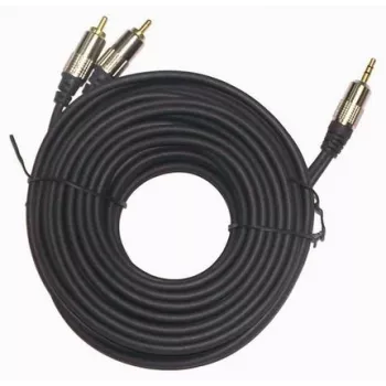 GEMBIRD stereo 3,5 mm a 2xRCA maschio, cavo 1,5 m - connettori dorati