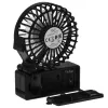 Ventilatore da tavolo Adler AD 7336 – mini ventilatore pieghevole, 6,5 cm di diametro, 1 velocità, nero