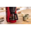 Caffettiera a filtro Bosch TKA2M114 — serbatoio acqua 1,25 l, 15 tazze, rosso
