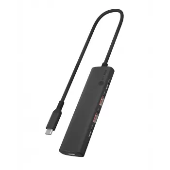 ICY BOX IB-HUB1437-CPD con filo USB 3.2 Gen 2 (3.1 Gen 2) Type-C nero