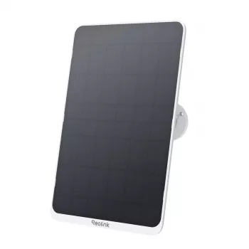 Pannello solare Reolink SP3-W 12W 6V USB-C IP65 per esterni, 360° orizzontale, 90° verticale, cavo 4 m, tecnopolimero, bianco