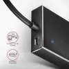Axagon HUE-F7A hub 7x USB 3.2 Gen 1 ALU FLAT micro power IN cavo 1m USB-A USB 3.2 Gen 1 (3.1 Gen 1) Type-A 5000 Mbit/s nero