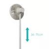 Ventilatore a piantana Duux Rize Flex 21 cm, 4 velocità, oscillazione, 10 W, greige