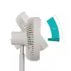 Ventilatore a piantana Duux Rize Flex 21 cm, 4 velocità, oscillazione, 10 W, greige