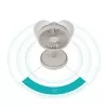 Ventilatore a piantana Duux Rize Flex 21 cm, 4 velocità, oscillazione, 10 W, greige