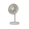 Ventilatore a piantana Duux Rize Flex 21 cm, 4 velocità, oscillazione, 10 W, greige